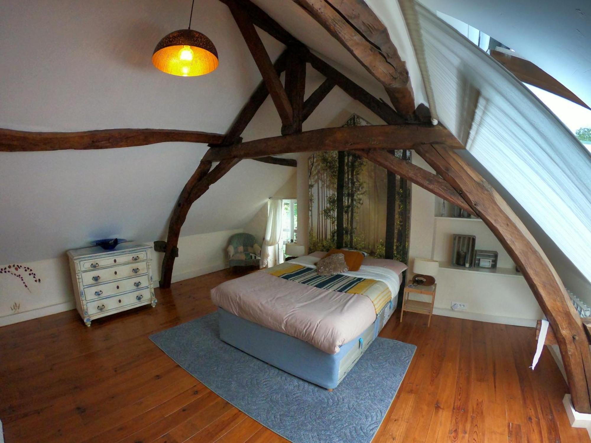La Fortinerie Longere Farmhouse Mouliherne Esterno foto