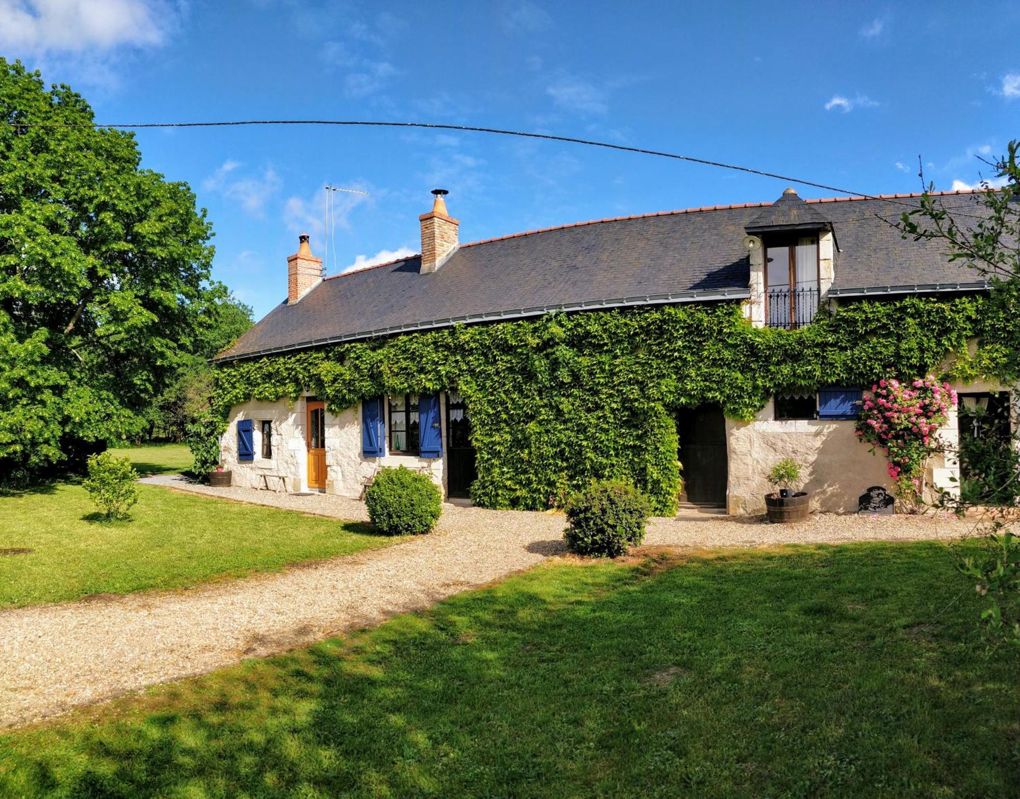 La Fortinerie Longere Farmhouse Mouliherne Esterno foto