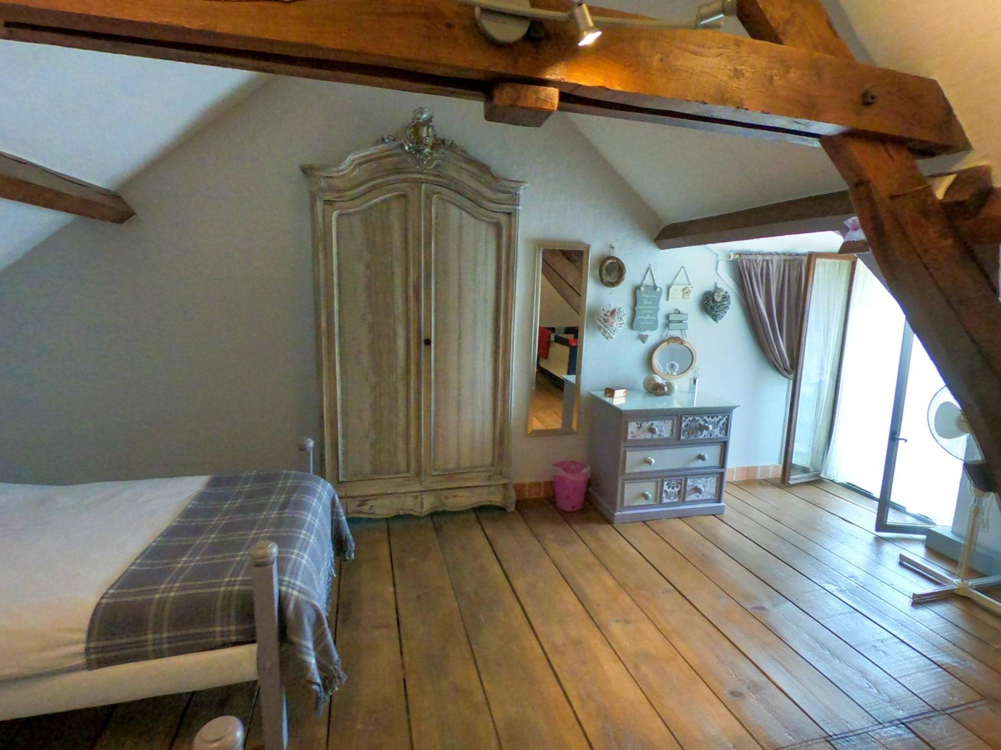 La Fortinerie Longere Farmhouse Mouliherne Esterno foto